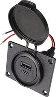 ProCar Power USB C/A Stroombelasting (max.): 3.6 A 12 V, 24 V - thumbnail