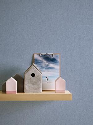 Livingwalls Famous Garden - Blauw - Structuur - 393534