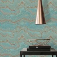 Livingwalls Stories of Life - Turquoise - Steen - 396591 - thumbnail