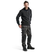 Blåkläder Sweatshirt Jersey 1/2 rits 33651048 | Zwart | Maat 3XL - 7330509352304 - thumbnail