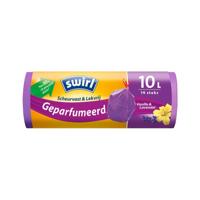Swirl pedaalemmerzakken met trekband geparfumeerd vanille-lavendel 10l 14 stuks - thumbnail