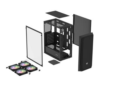 FURY Shobo SH4F RGB Midi Tower Zwart