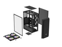 FURY Shobo SH4F RGB Midi Tower Zwart - thumbnail