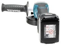 Makita DGA515RTJ DGA515RTJ Haakse accuslijper 125 mm Incl. 2 accus, Incl. lader 18 V 5 Ah - thumbnail