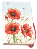 Notitieboek A6, zachte kaft: Klaprozen, Janneke Brinkman-Salentijn - thumbnail