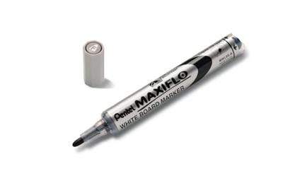 Whiteboardmarker pentel mwl5s 1mm zwart | 12 stuks