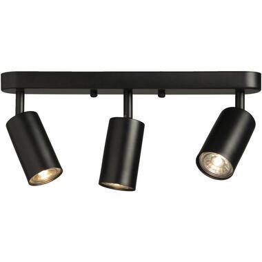 3-spot Basic - mat zwart - 10xØ38 cm