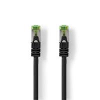 CAT7-Kabel | PiMF | RJ45 Male | RJ45 Male | 3.00 m | Rond | LSZH | Zwart | Polybag - thumbnail