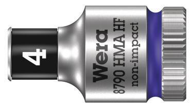 Wera 8790 HMA 05003717001 Dop (zeskant) Dopsleutelinzetstuk Houderfunctie 4 mm 1/4 4 mm 1/4 (6,3 mm)
