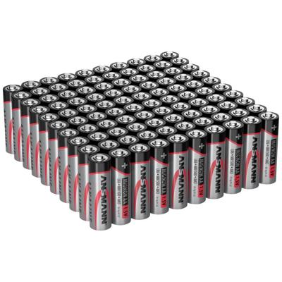 Ansmann Mignon AA LR6 100er Box AA batterij (penlite) Alkaline 1.5 V 100 stuk(s) Ansmann Mignon AA LR6 100er Box AA batterij (penlite) Alkaline 1.5 V 100 stuk(s)