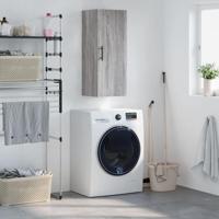 Hangkast 34,5x34x90 cm grijs sonoma eikenkleurig - thumbnail