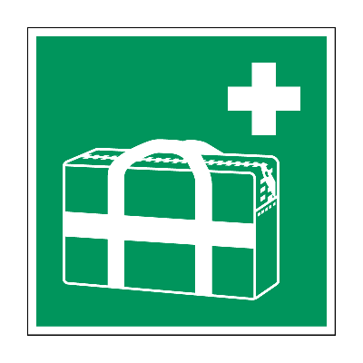 Medische noodtas - 150 x 150 mm - Kunststof bord
