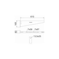 OBO Bettermann 6418635 Wand- en steunbeugel Metaal 1 stuk(s) - thumbnail