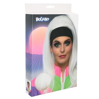 Pruik Retro Babe met Zwarte Hoofdband - thumbnail