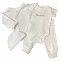 Soft Touch Babykleding Set Boss Katoen Wit 4-delig Mt 50/56 - thumbnail