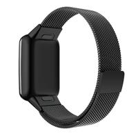 Milanese bandje - Zwart - Xiaomi Smart Band 7 Pro - thumbnail