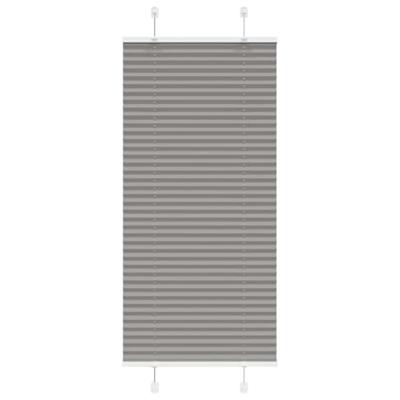 VidaXL Plissé rolgordijn 55x100 cm stofbreedte 54,4 cm antraciet