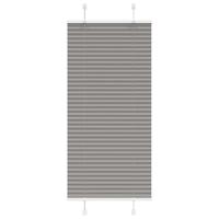 VidaXL Plissé rolgordijn 55x100 cm stofbreedte 54,4 cm antraciet - thumbnail