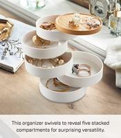 Yamazaki 5312 Sieradendoos Kunststof, Staal, Hout - thumbnail