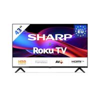 Sharp 43GD2225E - Roku 43 inch Full HD TV - Frameloze LED Smart TV multimedia streaming (HDR10, AV1 codec, 3 HDMI, ontvanger, wifi) - Netflix, Prime, Disney+, Apple TV - thumbnail