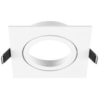 SLV InbouwringNew Tria 95 vierkant wit - zonder fitting - 1007448 - thumbnail