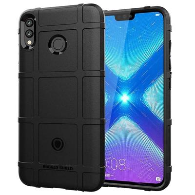 Schokbestendige beschermer cover volledige dekking siliconen case voor Huawei Honor 8X (zwart)