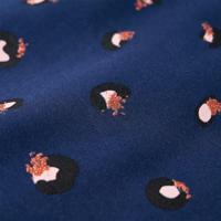 Kindervest met capuchon stippenprint 104 marineblauw - thumbnail