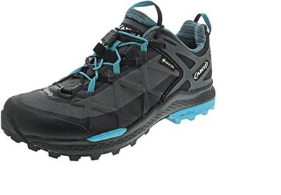 AKU Rocket Dfs Gtx Lage Wandelschoen Dames Black/Turquoise 41,5