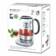 EMERIO WK-122248 Waterkoker Snoerloos, BPA-vrij, Met display Aantal/Volume: 1.7 l Zilver, Zwart - thumbnail