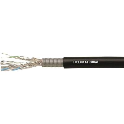 Helukabel 802168-500 Ethernetlkabel CAT 7e S/FTP 4 x 2 x 0.258 mm² Zwart 500 m