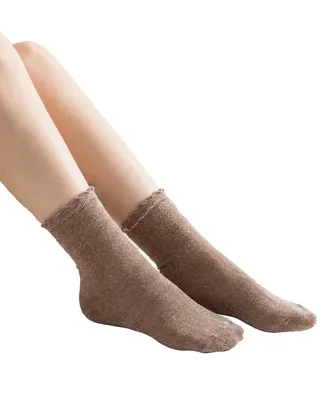 Dames sokken 1-pack - Glitter - Katoenen Lurex sokken - Glitter