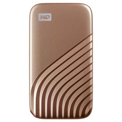 WD My Passport 500 GB Externe SSD harde schijf (2,5 inch) USB-C Goud WDBAGF5000AGD-WESN WD My Passport 500 GB Externe SSD harde schijf (2,5 inch) USB-C Goud WDBAGF5000AGD-WESN