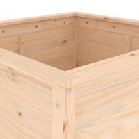 Plantenbak 82,5x82,5x78 cm massief grenenhout - thumbnail