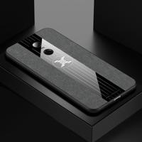 Voor Xiaomi Redmi 5 plus XINLI stiksels doek textuur schokbestendige TPU beschermhoes (grijs) - thumbnail