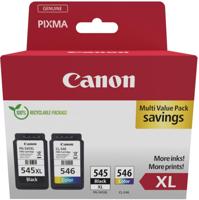 Canon photo value pack 1 x PG-545XL + 1 x CL-546XL, 300 - 400 pagina&apos;s, OEM 8286B012, 4 kleuren - thumbnail