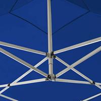 VidaXL Partytent professioneel inklapbaar 2x2 m aluminium blauw - thumbnail