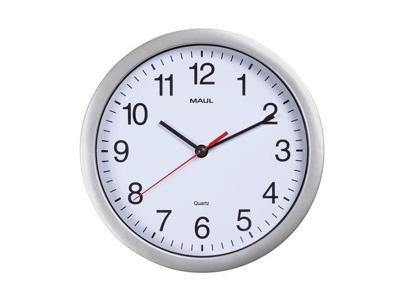 Wandklok maulrun quartz ø25x5cm kunststof zi/wt Wandklok maulrun quartz ø25x5cm kunststof zi/wt
