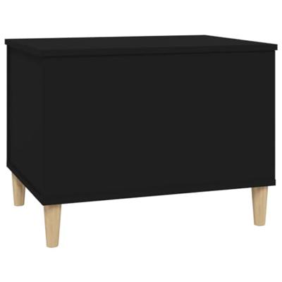 Salontafel 60x44,5x45 cm bewerkt hout zwart