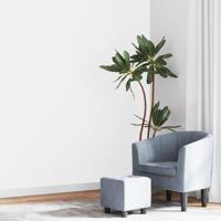 VidaXL Vliesbehang 3d effen 10x0,53 m grijs - thumbnail