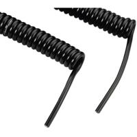 Monacor 0060190 Microfonspiraalkabel Zwart 1 stuk(s) - thumbnail