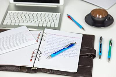 Schneider Schreibgeräte Box 3x Kugelschreiber Rave + 1x Memo blau 132574 Balpen 1 stuk(s)