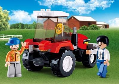 Sluban Tractor bouwstenen set (M38-B0556)