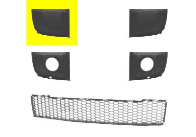 GRILL RECHTS - gat VOOR m.lamp 1604592 GRILL RECHTS - gat VOOR m.lamp 1604592