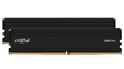 Crucial CP2K32G56C46U5 Werkgeheugenset voor PC Retail DDR5 64 GB 2 x 32 GB On-die ECC 5600 MHz 288-pins DIMM CL46 CP2K32G56C46U5