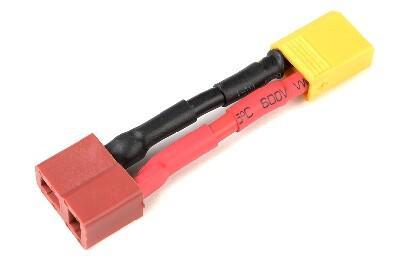 Conversie kabel Dean Vrouw > XT30 Man met silicone kabel 14AWG