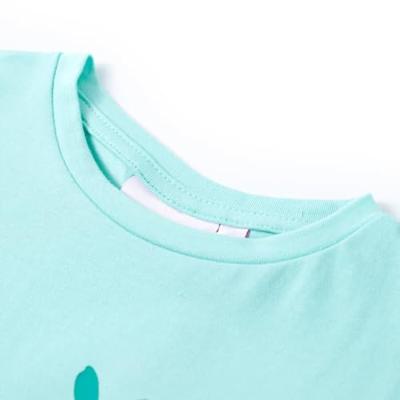 Kindershirt 104 lichtmintkleurig Kindershirt 104 lichtmintkleurig