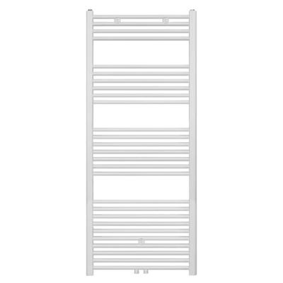 Belrad Handdoekradiator - middenaansluiting - 1600X600mm - 828 Watt - Wit Mat Geborsteld BWM1600600