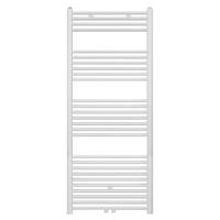 Belrad Handdoekradiator - middenaansluiting - 1600X600mm - 828 Watt - Wit Mat Geborsteld BWM1600600 - thumbnail