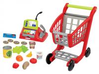 Ecoiffier 100% winkelwagen boodschappen kassa - thumbnail