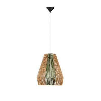Lyora HanglampDena Ø 39cm bruin met groen - 9586603